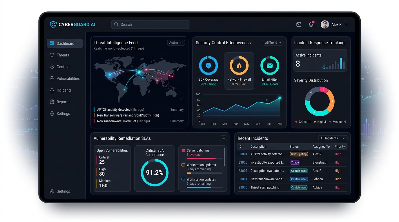 Telecom GRC Dashboard