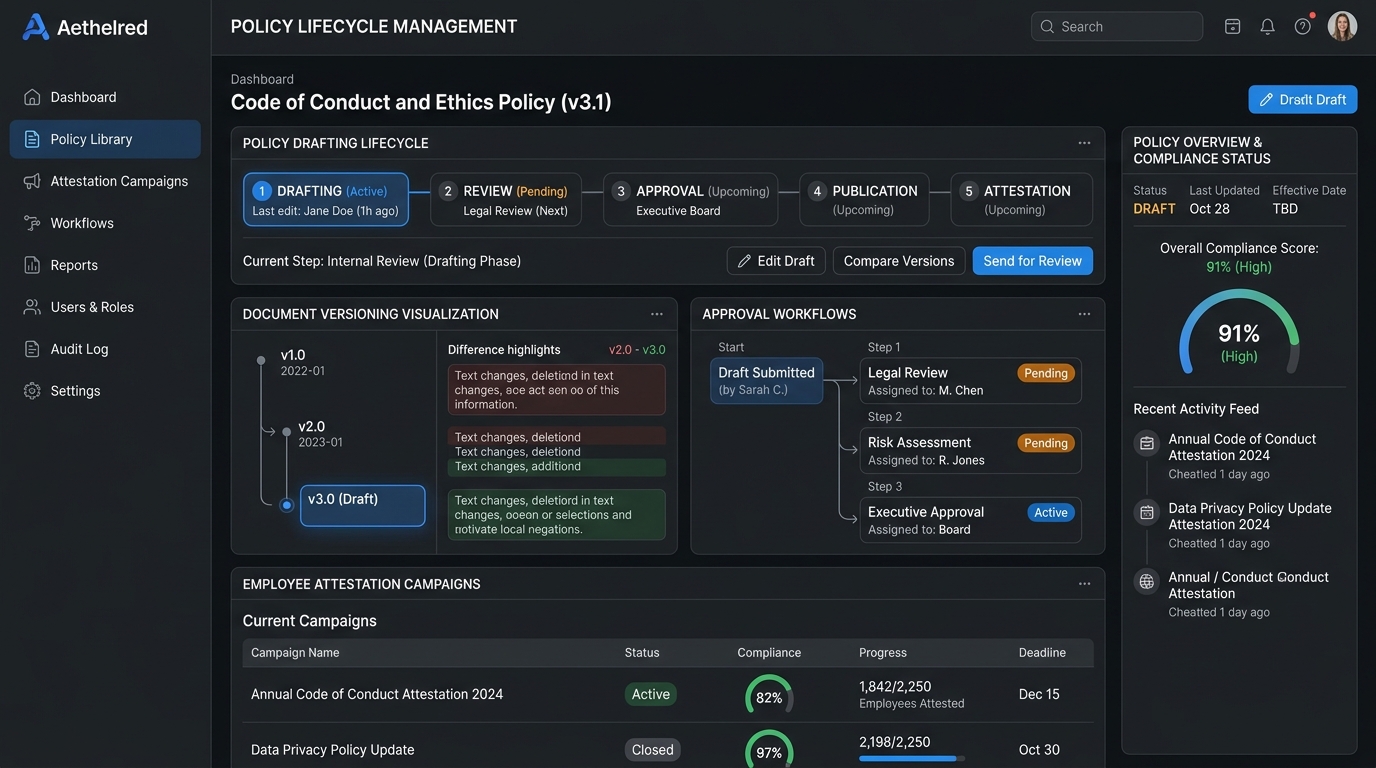 Policy Management Interface