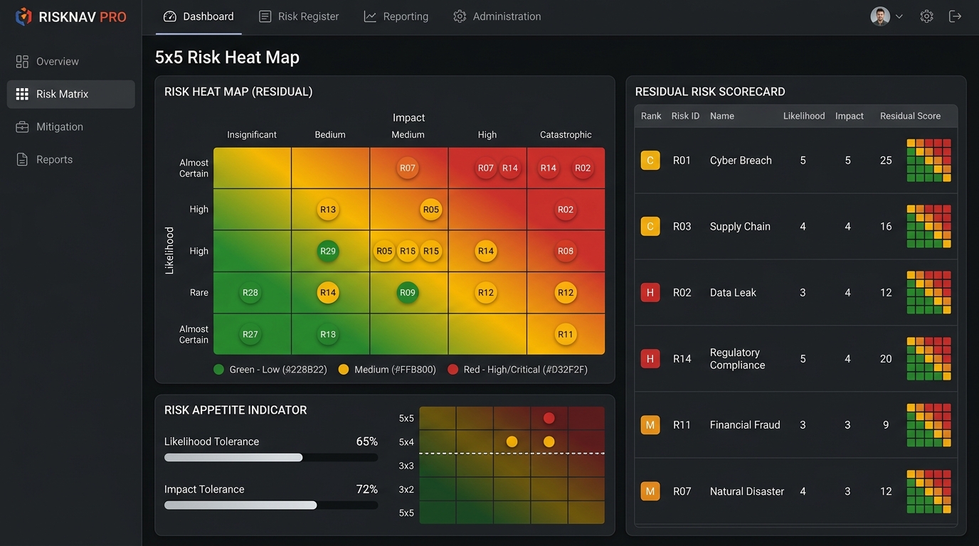 Risk Management Interface