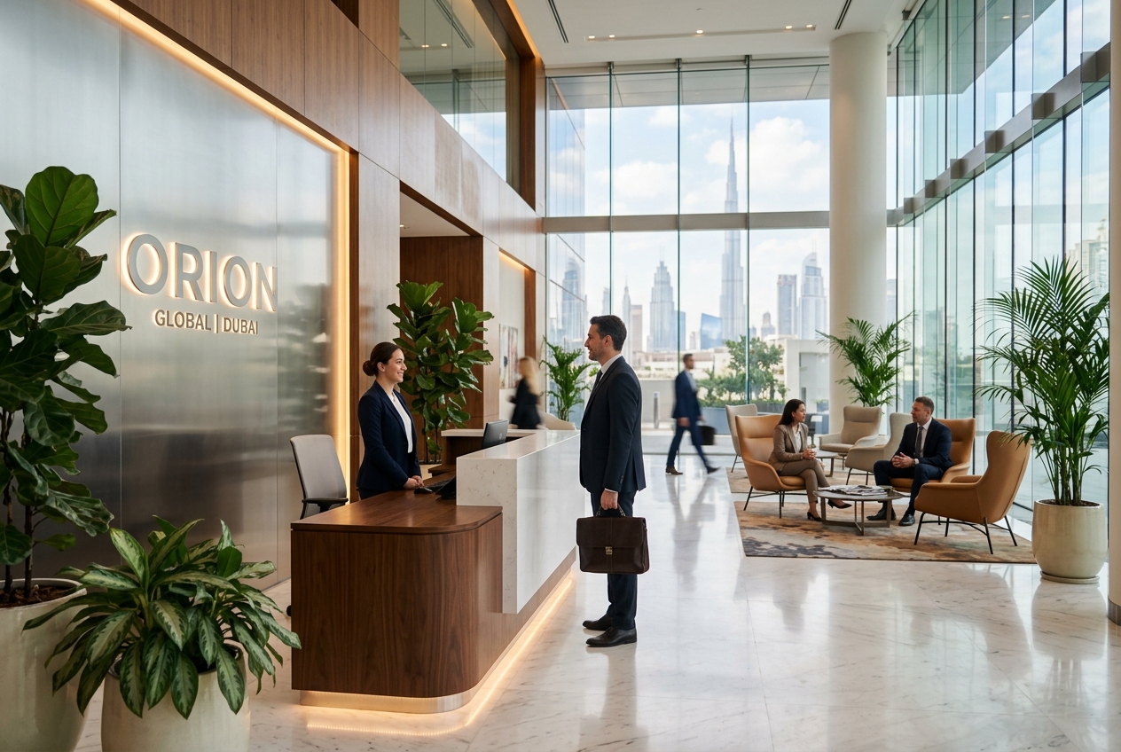 MithaqCloud regional enterprise corporate office lobby and headquarters